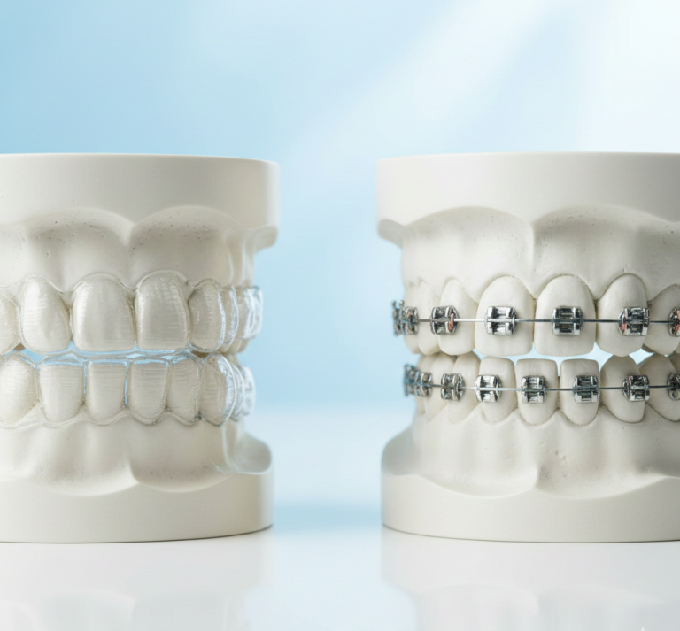 Brackets vs alineadores qué opción es mejor para ti