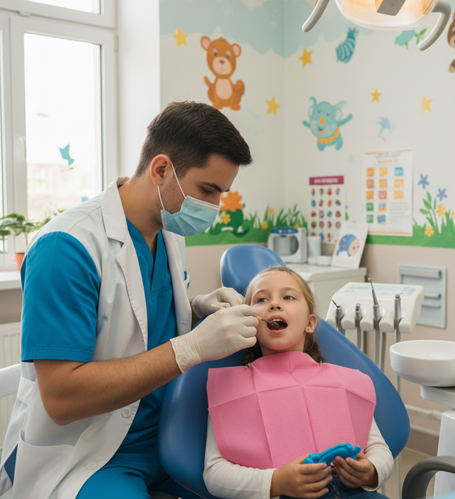 fluorización dental infantil
